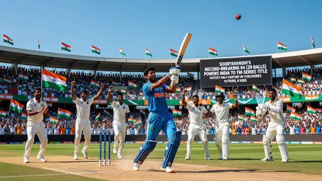 Sooryavanshi's Record Burst Powers India to Tri-Series Title